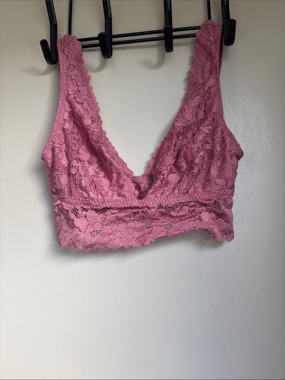 La SENZA Pink Floral Lace Bralette
